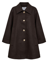 Numph - Kimberly Coat in Black Coffee